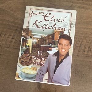 “From Elvis’ Kitchen” 10 Recipe Postcards